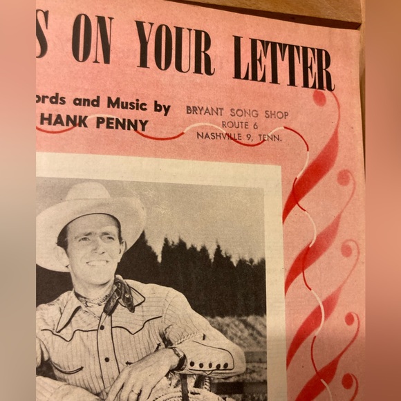 Tear Stains on Your Letter - Jimmy Walker, Hank Penny - Sheet Music, Lyrics - Picture 3 of 11